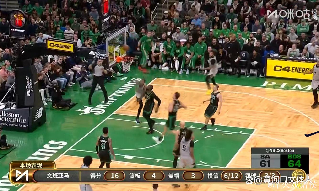 文班亚马21分布朗27分 马刺以100-95力克凯尔特人 文班亚马21分布朗27分 马刺以100-95力克凯尔特人